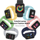 Y68M 1.44 inch Smart Watch, Support Heart Rate Blood Pressure Blood Oxygen Monitoring (White)