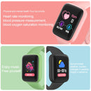 Y68M 1.44 inch Smart Watch, Support Heart Rate Blood Pressure Blood Oxygen Monitoring (Blue)