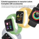Y68M 1.44 inch Smart Watch, Support Heart Rate Blood Pressure Blood Oxygen Monitoring (White)