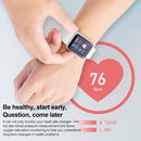 Y68M 1.44 inch Smart Watch, Support Heart Rate Blood Pressure Blood Oxygen Monitoring (White)