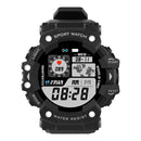 LC11 1.28 inch TFT Screen Outdoor Sports Smart Watch, IP68 Waterproof Support Heart Rate & Blood Pressure Monitoring (Black)