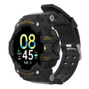 LC11 1.28 inch TFT Screen Outdoor Sports Smart Watch, IP68 Waterproof Support Heart Rate & Blood Pressure Monitoring (Gold)