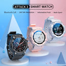 LOKMAT ATTACK 3 1.28 inch TFT Screen Sports Fitness Smart Watch, Support Bluetooth Call (White)