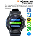 LOKMAT ATTACK 2 1.28 inch TFT Screen Bluetooth Sports Smart Watch, Support Heart Rate & Blood Pressure Monitoring (Blue)