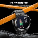 LOKMAT ATTACK 5 1.32 inch TFT Screen IP67 Bluetooth Sports Smart Watch, Support Heart Rate & Blood Pressure Monitoring (Silver Grey)