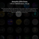 Original Xiaomi Youpin Amazfit GTR 47mm Iron Man Series Limited Version 1.39 inch AMOLED Screen Bluetooth 5.0 5ATM Waterproof Smart Watch, Support 12 Sport Modes / Heart Rate Monitoring / NFC Analog Door Card / GPS Positioning