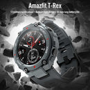Original Xiaomi Youpin Amazfit T-Rex 1.3 inch AMOLED Screen Bluetooth 5.0 5ATM Waterproof Smart Watch, Support 14 Sport Modes / Heart Rate Monitoring / Sleep Monitoring / GPS Positioning(Black)