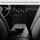 Intelligent Car Air Purifier Negative Ion Deodorant Interior Supplies (White)