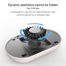 Intelligent Car Air Purifier Negative Ion Deodorant Interior Supplies (White)