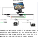 A1510 7 inch HD Car 12 IR Night Vision Rear View Backup Dual Camera Rearview Monitor, with 15m Cable