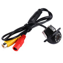 8028 LED 0.3MP Security Backup Parking IP68 Waterproof Rear View Camera, PC7070 Sensor, Support Night Vision, Wide Viewing Angle: 170 Degree(Black)