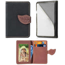 Multi-functional Wallet Card Bag Can be Attached to The Phone or The Car(Black)