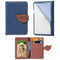 Multi-functional Wallet Card Bag Can be Attached to The Phone or The Car(Blue)