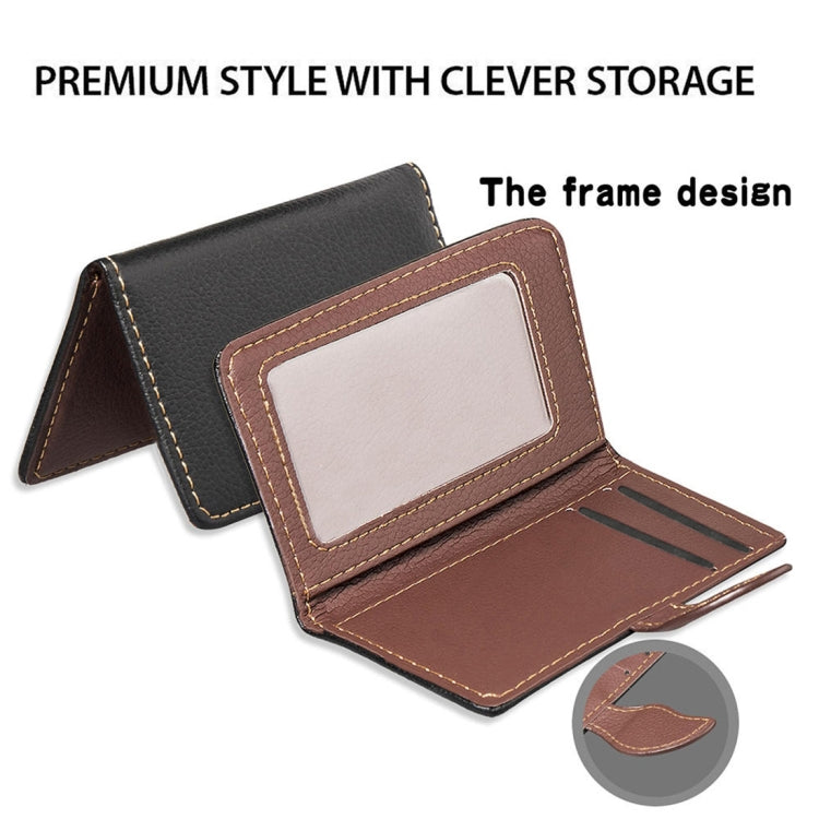 Multi-functional Wallet Card Bag Can be Attached to The Phone or The Car(Blue)