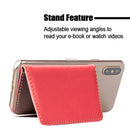 Multi-functional Wallet Card Bag Can be Attached to The Phone or The Car(Blue)