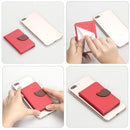 Multi-functional Wallet Card Bag Can be Attached to The Phone or The Car(Blue)