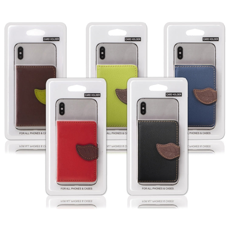 Multi-functional Wallet Card Bag Can be Attached to The Phone or The Car(Blue)