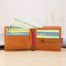 TP-173 Ultra-Thin Multi-functional Retro Cowhide Leather Multiple Card Slots Wallet(Coffee)