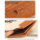 TP-173 Ultra-Thin Multi-functional Retro Cowhide Leather Multiple Card Slots Wallet(Coffee)