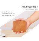TP-173 Ultra-Thin Multi-functional Retro Cowhide Leather Multiple Card Slots Wallet(Coffee)