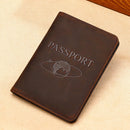 TP-8296 Multi-functional RFID Leather Travel Passport Holder(Coffee)