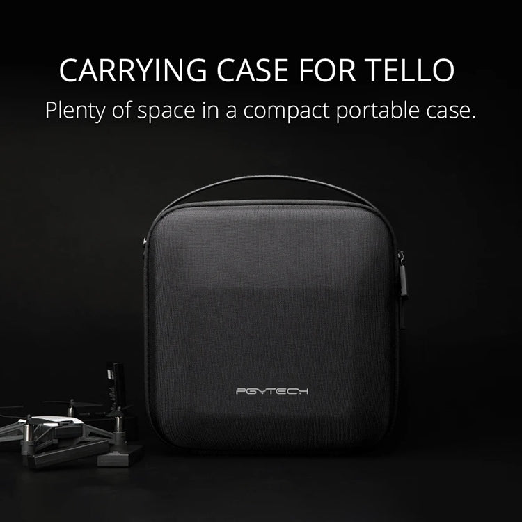 PGYTECH Portable PU Nylon EVA Storage Bag for DJI TELLO(Black)