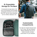 PGYTECH P-CB-020 2 in 1 Waterproof Shockproof Outdoor Dual Shoulders Backpack + Single Shoulder Bag (Black)