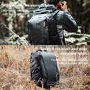 PGYTECH P-CB-020 2 in 1 Waterproof Shockproof Outdoor Dual Shoulders Backpack + Single Shoulder Bag (Black)