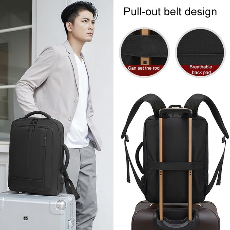 cxs-620 Multifunctional Oxford Laptop Bag Backpack (Grey)