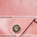 3522 Short Anti-magnetic RFID Wallet Multi-function Wallet for Ladies, with Card Slots(Pink)