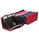 Antimagnetic RFID Genuine Leather Passport / Card Holder / Car Keys Package(Coffee)