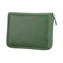 Antimagnetic RFID Multi-functional Genuine Leather Card Package(Army Green)