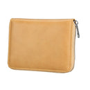 Antimagnetic RFID Multi-functional Genuine Leather Card Package(Yellow)