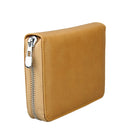 Antimagnetic RFID Multi-functional Genuine Leather Card Package(Yellow)