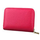 KB132 Female Style Full Grain Cow Leather Multifunctional RFID Wallet/ Card Bag/ Driving License Package(Magenta)