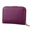 KB132 Female Style Full Grain Cow Leather Multifunctional RFID Wallet/ Card Bag/ Driving License Package(Purple)