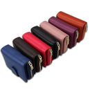KB132 Female Style Full Grain Cow Leather Multifunctional RFID Wallet/ Card Bag/ Driving License Package(Blue)