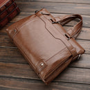 WEIXIER 15036-4 Multifunctional Men Business Handbag Computer Briefcase Single Shoulder Bag with Handbag (Brown)