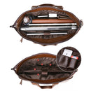 WEIXIER 15036-4 Multifunctional Men Business Handbag Computer Briefcase Single Shoulder Bag with Handbag (Brown)