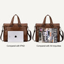 WEIXIER 15036-4 Multifunctional Men Business Handbag Computer Briefcase Single Shoulder Bag with Handbag (Brown)