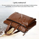 WEIXIER 15036-4 Multifunctional Men Business Handbag Computer Briefcase Single Shoulder Bag with Handbag (Brown)