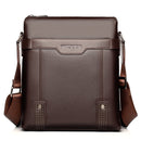 WEIXIER 18067 Men Leisure Style PU Leather Single Shoulder Bag (Brown)