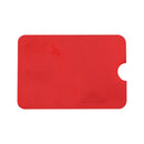 100 PCS Aluminum Foil RFID Blocking Credit Card ID Bank Card Case Card Holder Cover, Size: 9 x 6.3cm (Red)