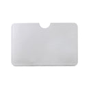 100 PCS Aluminum Foil RFID Blocking Credit Card ID Bank Card Case Card Holder Cover, Size: 9.3 x 6cm (Silver)