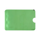 100 PCS Aluminum Foil RFID Blocking Credit Card ID Bank Card Case Card Holder Cover, Size: 9 x 6.3cm (Green)