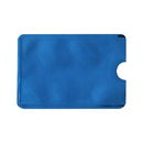 100 PCS Aluminum Foil RFID Blocking Credit Card ID Bank Card Case Card Holder Cover, Size: 9 x 6.3cm (Blue)