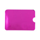 100 PCS Aluminum Foil RFID Blocking Credit Card ID Bank Card Case Card Holder Cover, Size: 9 x 6.3cm (Purple)