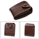 KB187 Litchi Texture Leather Large-capacity Card Holder Wallet(Coffee)
