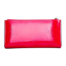 8236 Antimagnetic RFID Multi-function Oil Wax Leather Lady Wallet Large-capacity Purse (Rose Red)