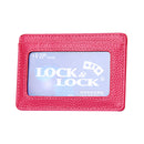 KB37 Antimagnetic RFID Litchi Texture Leather Card Holder Wallet Billfold for Men and Women (Rose Red)